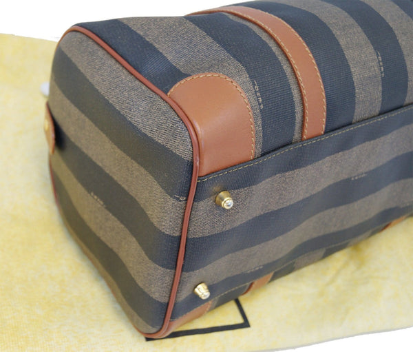  FENDI Bag - Fendi Brown Leather Satchel Handbag - lining leather