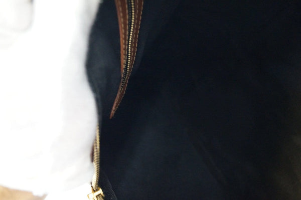 FENDI Bag - Fendi Brown Leather Satchel Handbag - inner look 