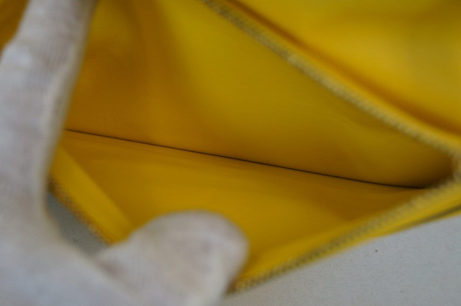 Louis Vuitton White Monogram Multicolore Yellow Insolite Wallet
