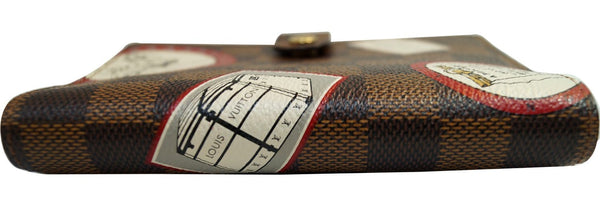 LOUIS VUITTON Damier Ebene Patch Small Ring Agenda PM