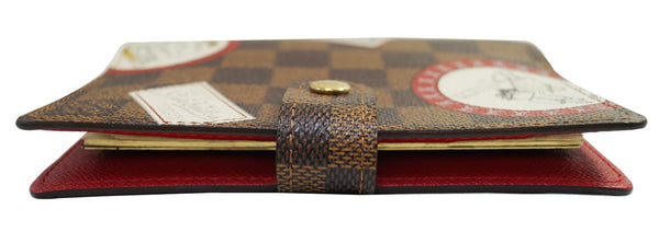 LOUIS VUITTON Damier Ebene Patch Small Ring Agenda PM