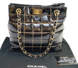 CHANEL Black Classic Tote Shoulder Bag
