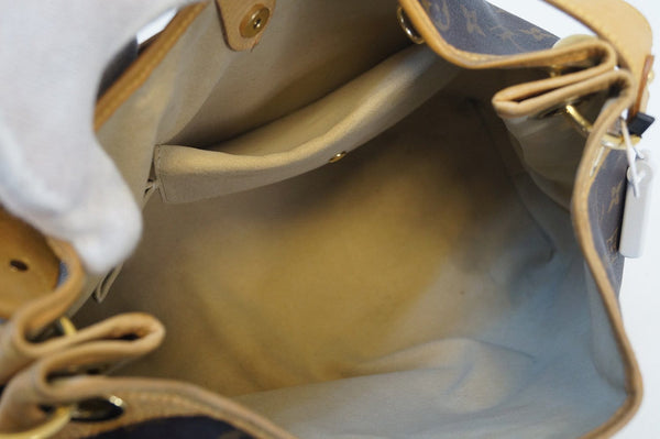 LOUIS VUITTON Monogram Galliera PM Brown Shoulder Handbag
