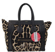 Celine Brown Ponyhair Leopard Print Luggage Tote - Last Call