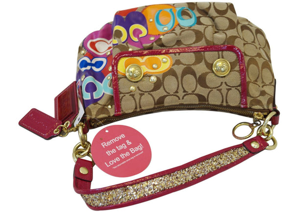 COACH Poppy Glitter Glam Groovy Purse Crossbody Bag E2993