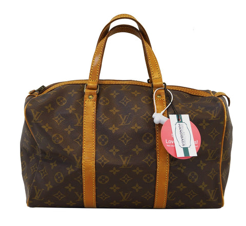 LOUIS VUITTON Monogram Sac Souple 35 Vintage  Boston Bag