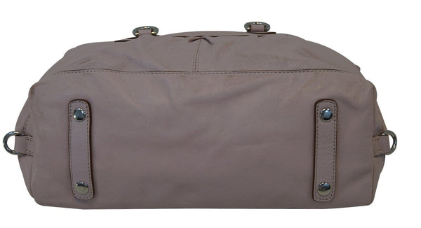 COACH Ashley Ivory Leather Convertible Satchel Shoulder Bag E2996