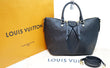 LOUIS VUITTON Black Monogram Empreinte Mazarine MM Bag