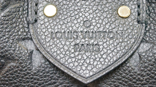 LOUIS VUITTON Black Monogram Empreinte Mazarine MM Bag