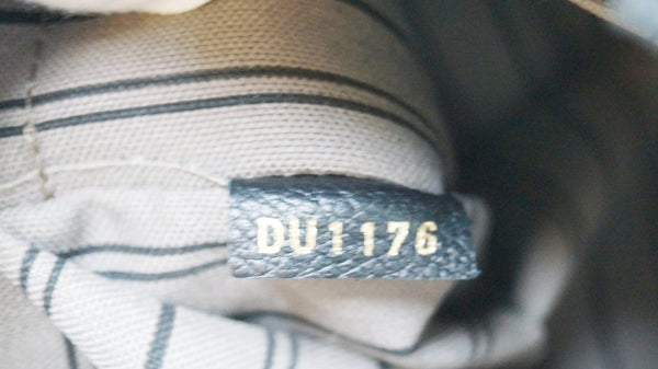 LOUIS VUITTON Black Monogram Empreinte Mazarine MM Bag