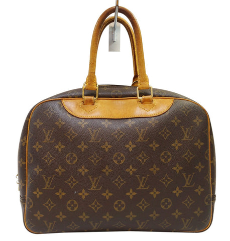 LOUIS VUITTON Monogram Canvas Deauville Boston Satchel Bag
