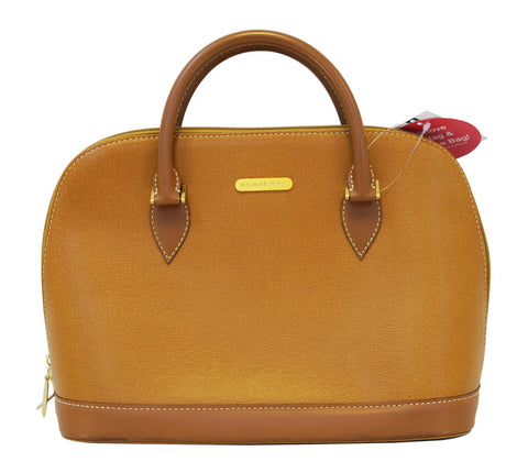 Burberry Tote Bag - BURBERRY Handbag Satchel Leather Coated Canvas