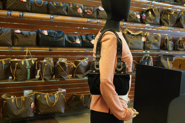 UGG Australia Black Suede Leather Shoulder Bag - Sale