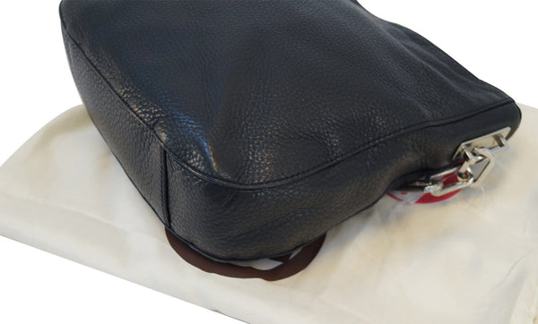 MICHAEL KORS Black Leather Crossbody Shoulder Bag E2982
