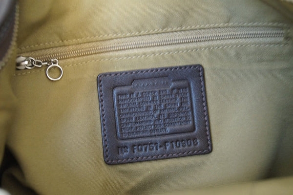 COACH Soho Brown Leather Medium Hobo Shoulder Handbag
