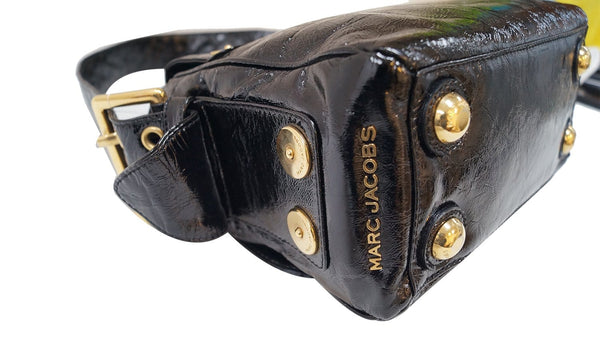 Marc Jacobs Black Patent Leather Shoulder Bag