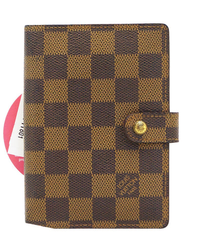 LOUIS VUITTON Damier Ebene Agenda PM Day Planner Cover - Final Call