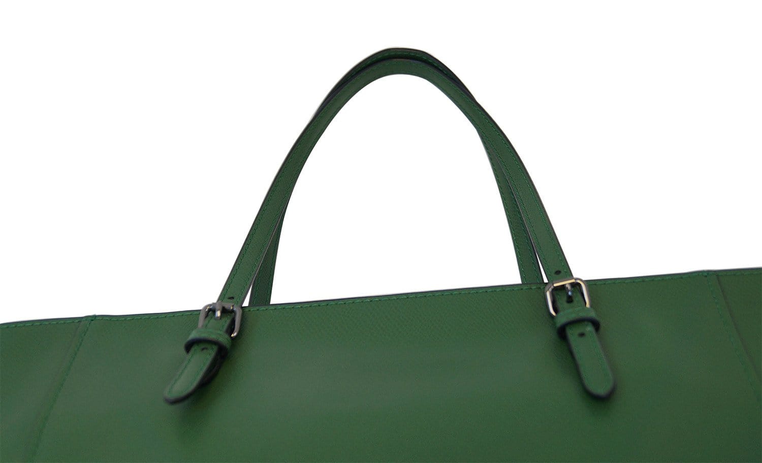 COACH Crossgrain Updated Turnlock Green Tote Shoulder Bag E3028