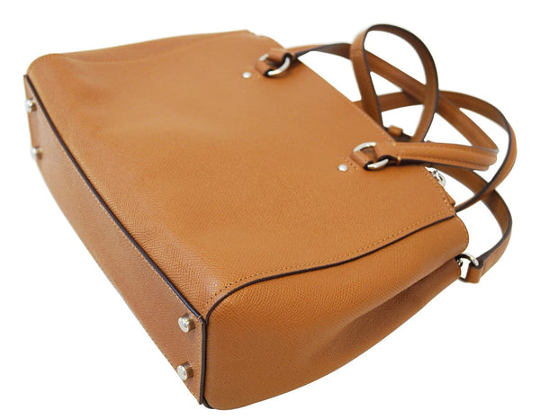 COACH Brown Leather Crossbody Shoulder Bag E3027