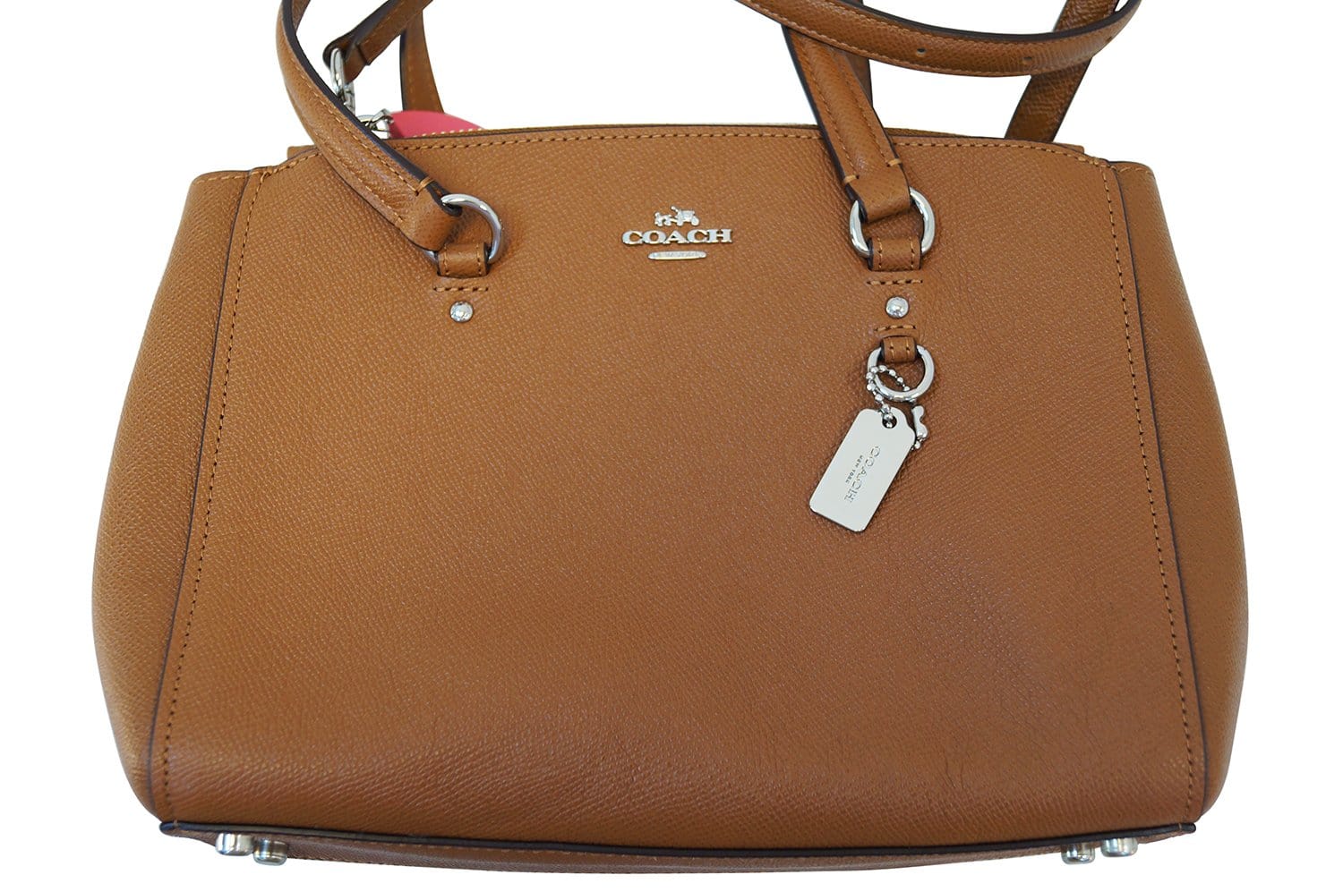 COACH Signature Large Brown Shoulder Crossbody Bag w/Wallet E3096