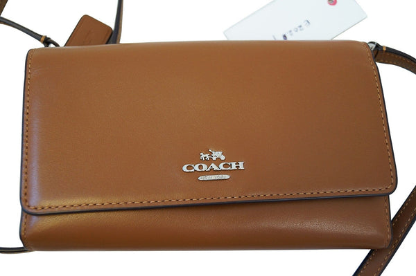 COACH Smooth Leather Phone Crossbody Wallet E3029