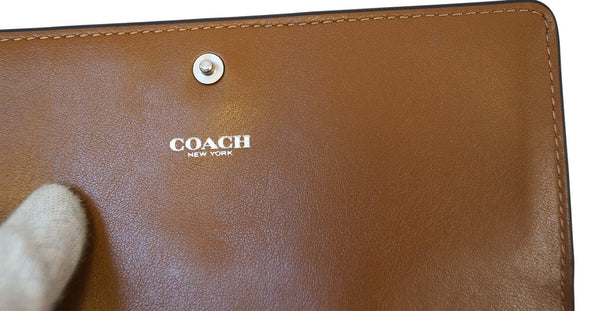 COACH Smooth Leather Phone Crossbody Wallet E3029