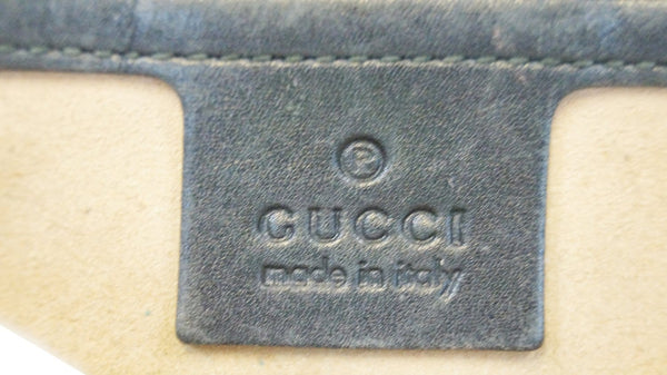 GUCCI Black Leather GG Marmont Matelasse Shoulder Bag