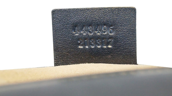 GUCCI Black Leather GG Marmont Matelasse Shoulder Bag