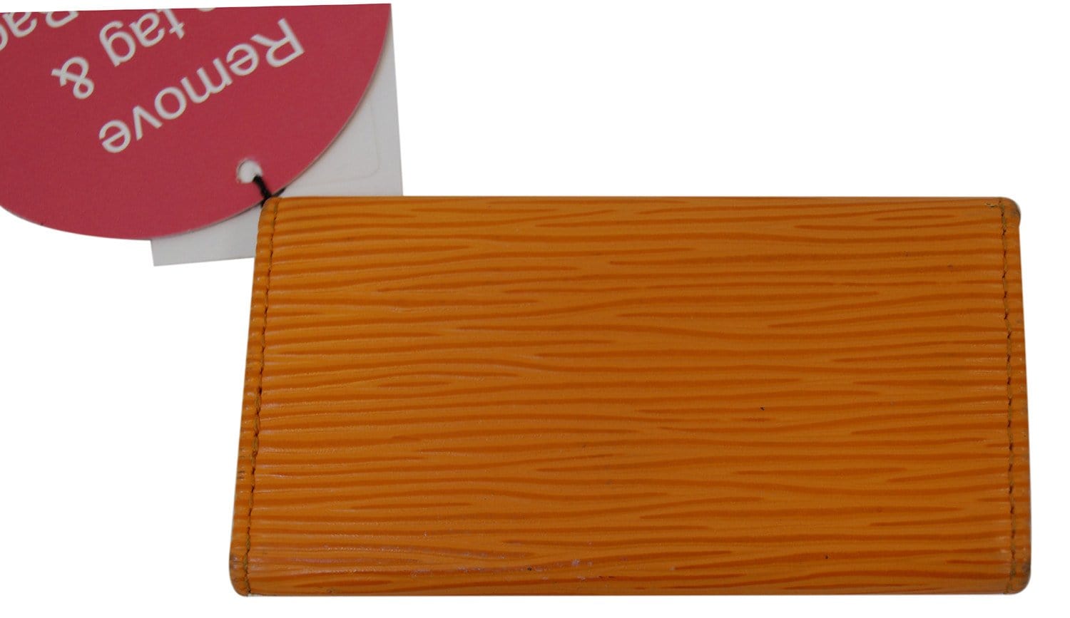 Louis Vuitton Empty Gift Box Orange Authentic USED key case Side