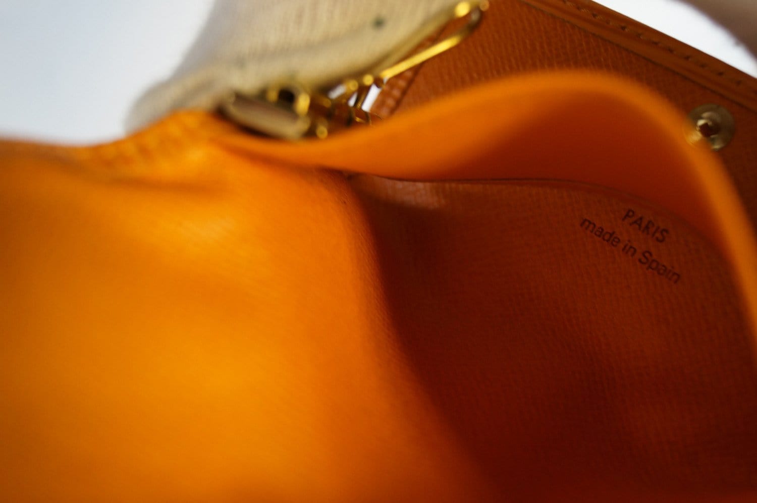Louis Vuitton Epi Blue Leather 4 Brass Key Holder Wallet Button Closure  Spain