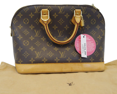 LOUIS VUITTON Alma Monogram Canvas Handbag