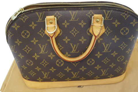 LOUIS VUITTON Alma Monogram Canvas Handbag