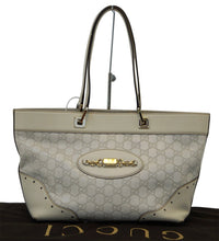 Gucci 145993 Cream Guccissima Leather Gold-tone Tote Shoulder Bag