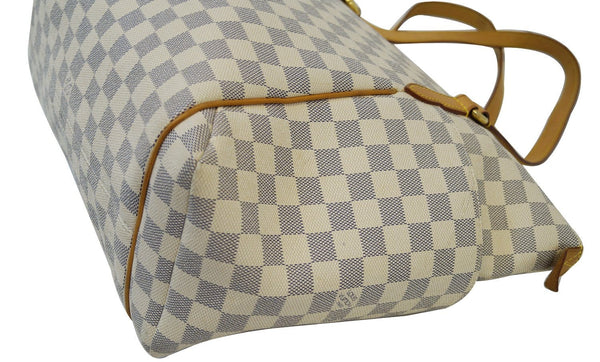 LOUIS VUITTON Damier Azur Totally MM Shoulder Handbag