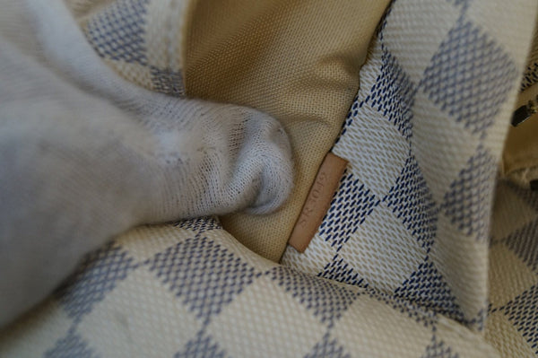 LOUIS VUITTON Damier Azur Totally MM Shoulder Handbag