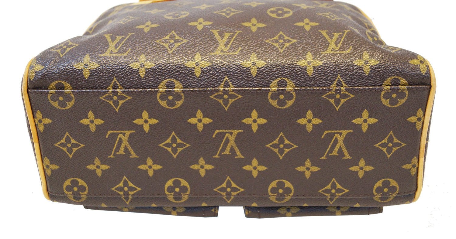 Louis Vuitton 路易威登Brown Coated Canvas Monogram Manhattan Handbag M40025  啡色塗層帆布經典圖案手袋M40025