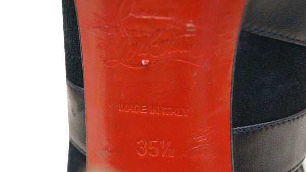 Christian Louboutin Nitoinimoi Bandage 120mm Ankle Boots Size 36.1/2