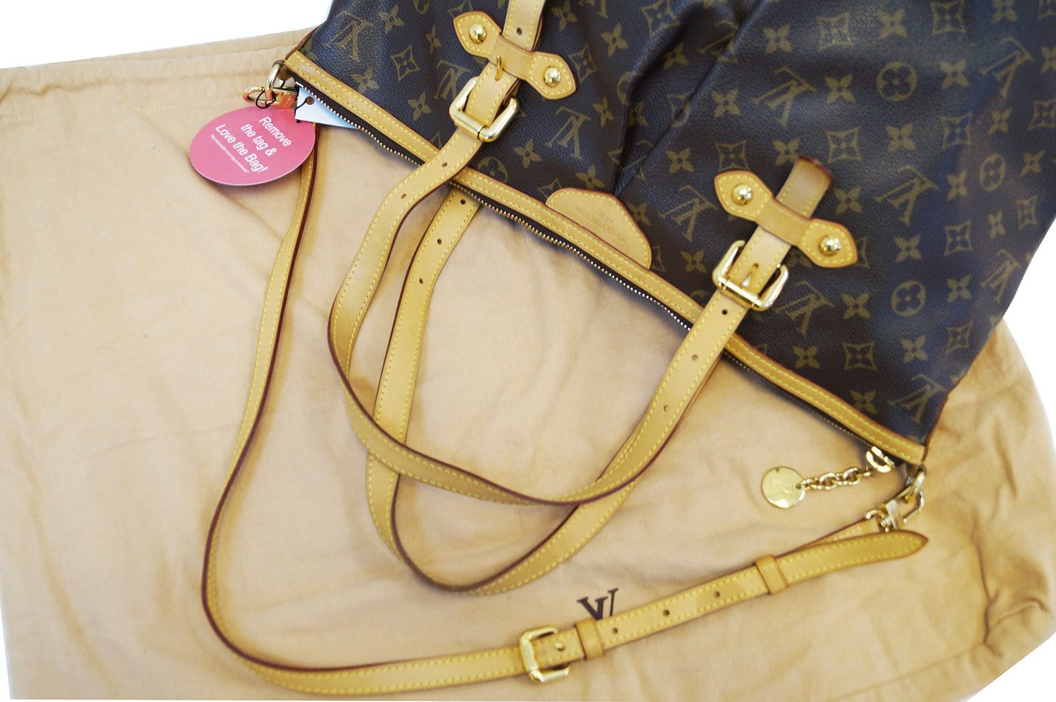 Louis Vuitton Brown Monogram Canvas Palermo GM Shoulder Bag – On Que Style