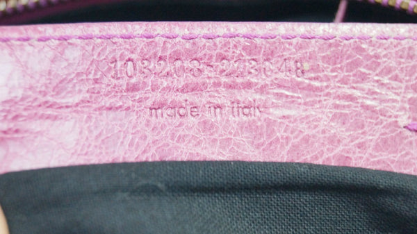 BALENCIAGA Arena Leather Giant Mini City Satchel Bag 