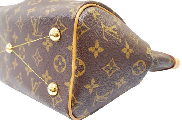 Louis Vuitton Tivoli PM Canvas Shoulder Handbag - corner