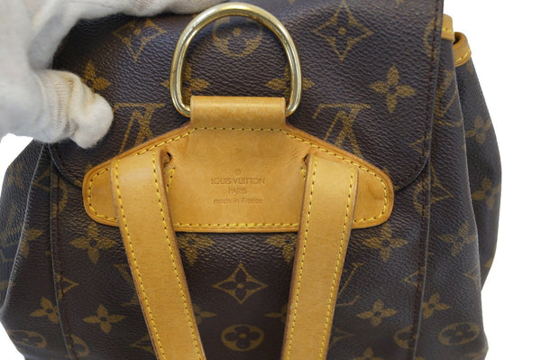 LOUIS VUITTON Montsouris Mm Monogram Canvas Backpack Bag