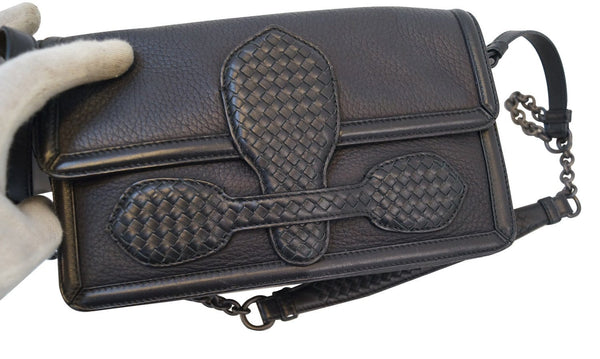 BOTTEGA VENETA Mini Rialto Handbags Calf Leather - bag logo
