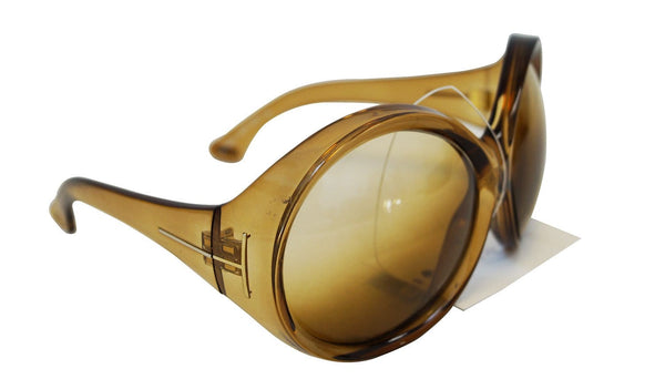 TOM FORD Ali Transparent Brown Sunglasses TF0221 E3052