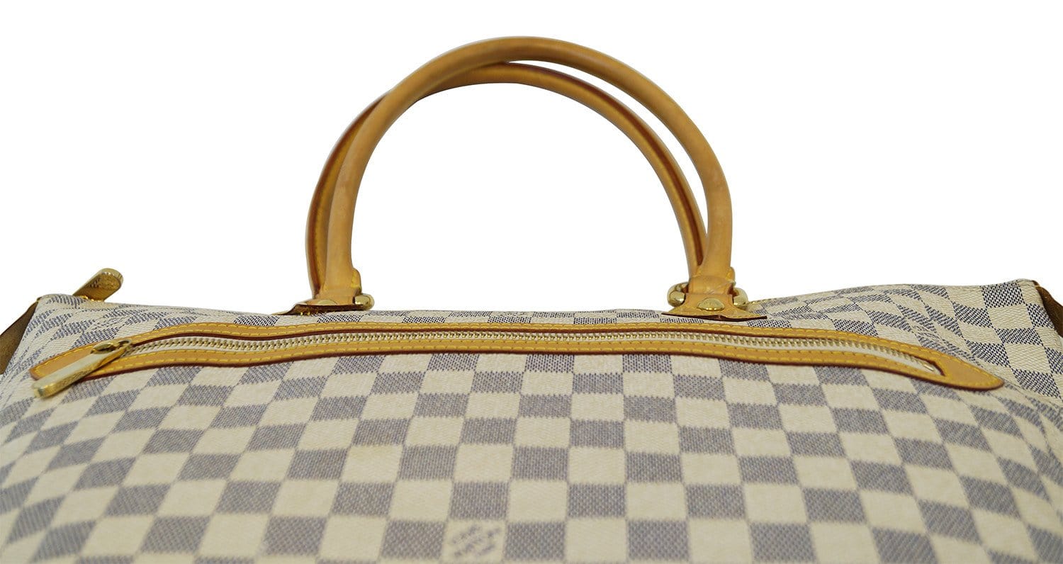 LOUIS VUITTON Vintage Damier Azur Saleya Handbag - A Retro Tale