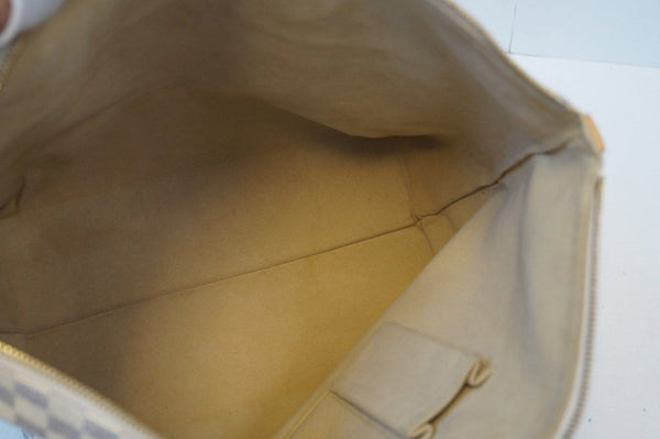 LOUIS VUITTON Damier Azur Saleya GM Shoulder Handbag - 30% Off