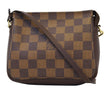 LOUIS VUITTON Damier Ebene Truth Makeup Pouch Brown