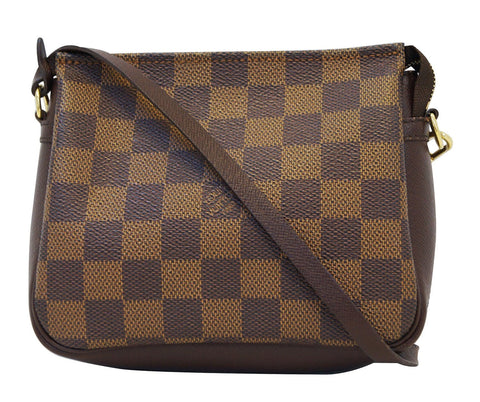 LOUIS VUITTON Damier Ebene Truth Makeup Pouch Brown