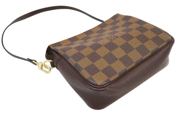 LOUIS VUITTON Damier Ebene Truth Makeup Pouch Brown