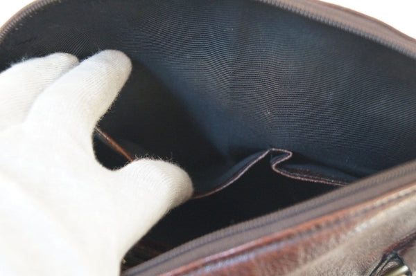 CHLOE Dark Brown Leather Shoulder Bag - Final Call