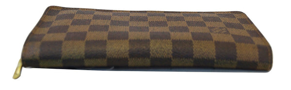 LOUIS VUITTON Damier Ebene Porte Monnaie Zippy Long Wallet